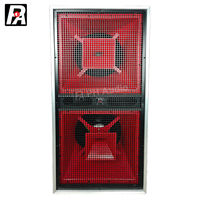 Système de sonorisation professionnel à double subwoofer, enceintes de scène passives robustes, puissance de sortie 500W, connexion XLR sans fil pour scènes