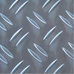 Antideslizante 5 barras 1050 5052 3003 hoja de placa de aluminio en relieve de diamante para piso - Product Image 2