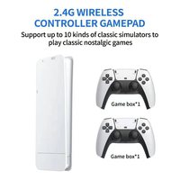 Console de Jeu Rétro Classique M15 20000+ Jeux, Station de Jeu Vidéo avec Stick, Prise en Charge de Plus de 20 Émulateurs, Sortie HD 4K, Connectivité Filaire/Sans Fil BT