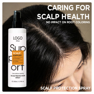 Spray isolant protecteur thermique pour le cuir chevelu avant le repassage et la coloration, pour coiffure en salon, permanente et coloration des cheveux, sans picotements, apaisant - Product Image 5