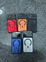 Étui de protection magnétique 2-en-1 Heybingo, support pliable, matériau TPU+PC, 5 couleurs, aimant intégré, charge sans fil, design luxueux