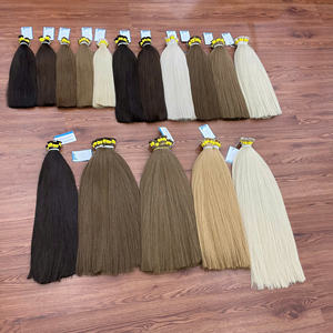 CALIDAD SUPERIOR de PEINADOS: Extensiones de cabello humano de varios colores sin caída ni enredos - Product Image 3