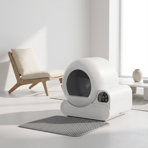 Slimme APP-besturing kattenbak & accessoires, geurverwijdering, zelfreinigende robot, plastic constructie, semi-automatische kattentoilet - Product Image 1