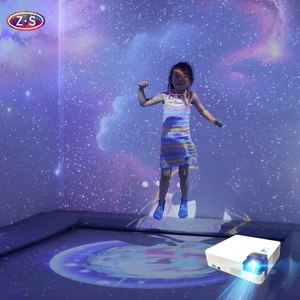 Flexible Configuration Solution Immersive 3D Wall &amp; Floor Projection Multi-Player <strong>Trampoline</strong> <strong>for</strong> Soft Playground - Product Image 1