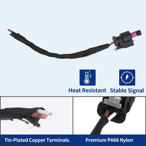 Conector de Motor para Automóvil 120455, para Peugeot 408 2008 308S 508, Citroën C2 C3 <span class=keywords><strong>C4</strong></span> C5 C6, Conector de Arnés de Cableado Eléctrico para Automóvil - Product Image 4