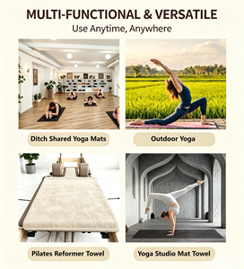 Vente en gros de microfibres écologiques non tissées de 6 mm d'épaisseur, lavables en machine, avec logo personnalisé, pour fitness et exercice YGM006-1 - Product Image 6