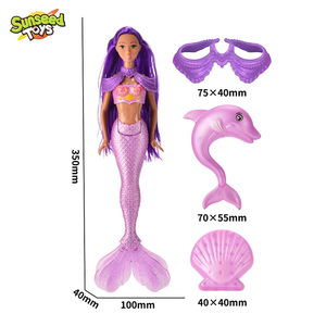 Bambola Sirena 2025 Nuova Moda in Plastica per Casa, Modello <span class=keywords><strong>Cartone</strong></span> <span class=keywords><strong>Animato</strong></span> Carino, <span class=keywords><strong>Principessa</strong></span> Interattiva per Bambine - Product Image 5