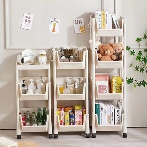 Mobile Storage <b>Rack</b> 5 Tier With Wheels For <b>Kitchen</b> Bedroom Bathroom Multi Functional Organizing Cart - Product Image 4