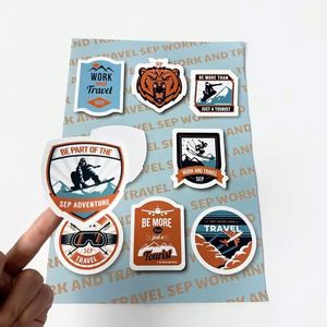 Etiqueta Autoadhesiva Resistente a los Rayos UV, Resistente a la Intemperie, Duradera, Impresión de Etiquetas de Vinilo PVC Impermeables, Etiqueta Adhesiva Troquelada, Logotipo de Empresa, Etiquetas Personalizadas - Product Image 5