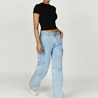 Fabricant OEM T Shirt personnalisé Haut court basique en coton noir uni T Shirt Ladies Y2K Blank Baby Tee pour femmes