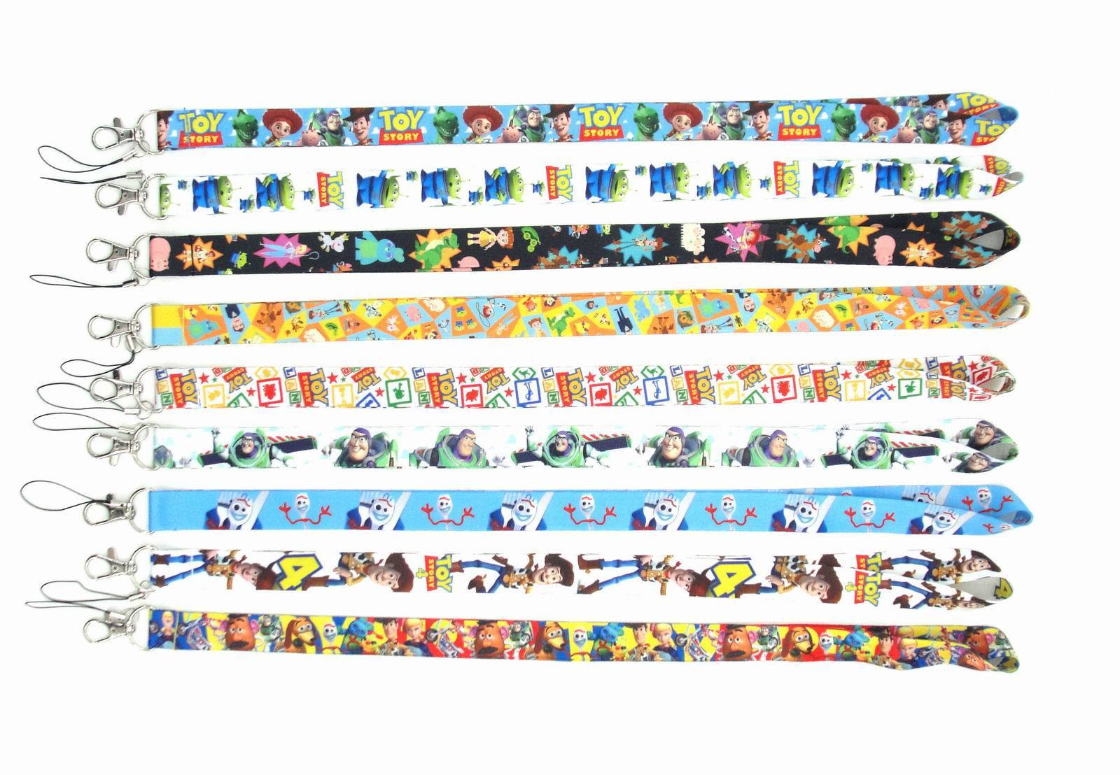Hign Quality Creative Cartoon Lovely Toy Story Lanyards Neck Strap Phone Case Card Holder Anti-Lost Lanyards Promotional Gifts Image 5