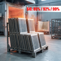 Plaques en carbure de silicium SSiC 3,10 g/cm³ 1600 ° C pour le frittage céramique - Résistance à la flexion 380MPa et faible glissement, prêt pour les projets