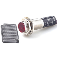 Sensor Infrarrojo Optoelectrónico TAIHE, Interruptor de Inducción de Reflexión Difusa Láser con Reflexión de Espejo, 20 Metros, 6-36V DC