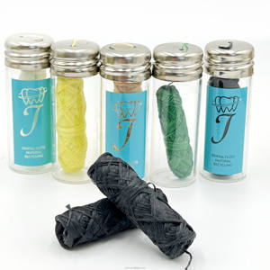 <span class=keywords><strong>Fil</strong></span> <span class=keywords><strong>dentaire</strong></span> en bambou au charbon <span class=keywords><strong>de</strong></span> bois noir pour le nettoyage buccal - Product Image 5