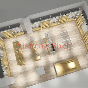 Nhà Máy Giá Thấp Thép Made Thiết Kế Mới Tùy Chỉnh Bằng Gỗ Kim Loại Miniso Cửa Hàng Hiển Thị Giá Cửa Hàng Trang Sức Phụ Kiện Kệ - Product Image 6