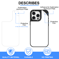 Coque Arrière de Téléphone Personnalisée Vierge à Sublimation 2D Antichoc et Protectrice pour iPhone 12 13 14 15 16 17 Pro Max, Vente en Gros