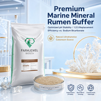 FARMJEWEL Prémélange Composé pour Ruminants 0,1% Antiacide Supérieur Bicarbonate de Sodium Prévient l'Acidose Stabilise le pH du Ruminer Aliment