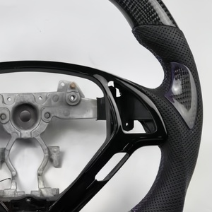 Volant en cuir perforé en fibre de carbone, vente directe usine, pour <span class=keywords><strong>Infiniti</strong></span> <span class=keywords><strong>G37</strong></span> G37X G25 Q50 Q40, vente en gros et au détail - Product Image 5