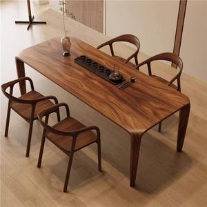 Ensemble <span class=keywords><strong>de</strong></span> table à manger carrée moderne en bois massif <span class=keywords><strong>de</strong></span> chêne pour appartement, hôtel et villa, mobilier écologique pour la maison - Product Image 3