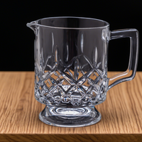 Nuevo y Popular Vaso de Cerveza Moderno de 450 ml, de Vidrio Borosilicato de Alta Calidad, Duradero, Ecológico, Libre de BPA, Apto para Lavavajillas y Congelador