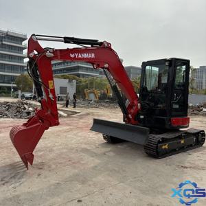 Sử dụng miniexcavator yanmar55 sử dụng Digger <span class=keywords><strong>Yanmar</strong></span> 55 60 80 thứ hai tay máy kéo mini Digger Mini Skid chỉ đạo loader mini loader - Product Image 2
