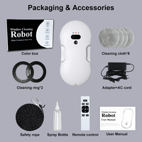 Robot de nettoyage domestique, outil de lavage adapté aux parents, haute performance, qualité professionnelle, accessoires de lavage de vitres inclus
