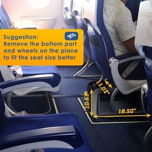 สายการบินสุนัขแมวที่ได้รับการรับรองผู้ให้บริการสัตว์เลี้ยงที่มีล้อและมือจับทนทานเป็นสองเท่าสำหรับสุนัขแมว - Product Image 6