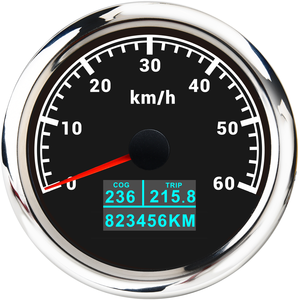 85mm דיגיטלי מד מהירות איפוס שבעה צבע LED אור אוניברסלי מד מרחק אופנוע מטר - Product Image 1