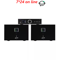 1 takım 2/3 adet hibrid amplifikatör kombinasyonu tüp preamplifikatör + AVplay A-75 A sınıfı 80W-500W Stereo veya Mono güç Amp amplifikatör