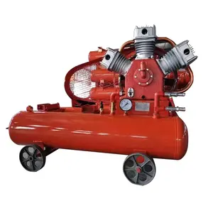 Compressore d'aria a pistone diesel portatile a 3 pistoncini a 4 pistoncini di vendita calda per l'estrazione mineraria