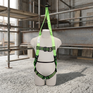 Harnais de sécurité complet réglable avec ceinture de protection antichute et soutien lombaire rembourré pour la construction et l'entretien - Product Image 2