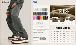 Pantalons de survêtement pour hommes en coton et polyester, personnalisables, vente en gros - Product Image 2