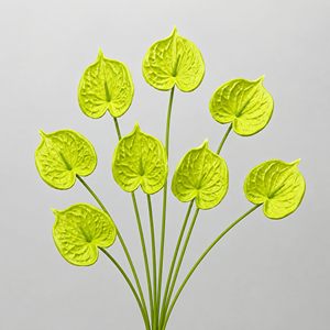 Arreglo de Flores Artificiales de Anturio con Tacto Realista en PU para Decoración del Hogar, Día de la Madre, Navidad, Año Nuevo, Halloween, Regreso a Clases - Product Image 1