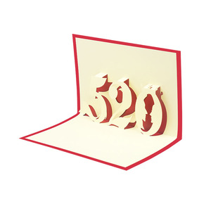 Cartes de Saint Valentin 520 Motif Cartes <span class=keywords><strong>d</strong></span>'Amour Romantique 3d Pop Up Cartes de Voeux avec Enveloppes pour la Saint Valentin - Product Image 5