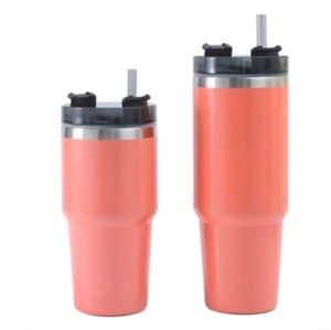 แก้วน้ำเก็บอุณหภูมิโรเวอร์20ออนซ์30ออนซ์พร้อมฝาและหลอดขวดสเตนเลสแก้วสำหรับเดินทางกาแฟโรงอาหารโลหะน้ำแก้วเก็บความร้อน - Product Image 2