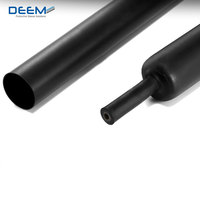 Tube thermorétractable flexible en PE 6:1, ignifuge, résistant aux intempéries, pour l'étanchéité de grands faisceaux de câbles, à paroi épaisse et à rétrécissement élevé 6X