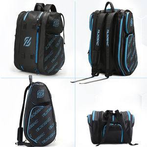 New Best-selling Pickleball Racket Bag <b>Badminton</b> Tennis Bag Multifunctional 30-40L Waterproof Outdoor Backpack Zipper Closure - Product Image 3