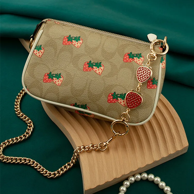 REWIN Luxury Handbag Accessories Strawberry Purse Shoulder Belt Bag Strap Extender Chain Replacement