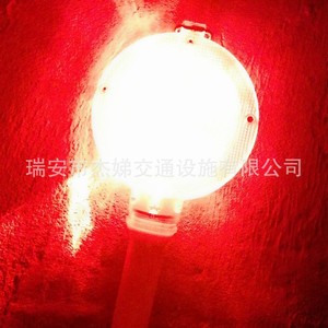 Feu de signalisation LED 007 rouge jaune, clignotant, IP65, alimenté par batterie, pour travaux routiers et obstacles - Product Image 1