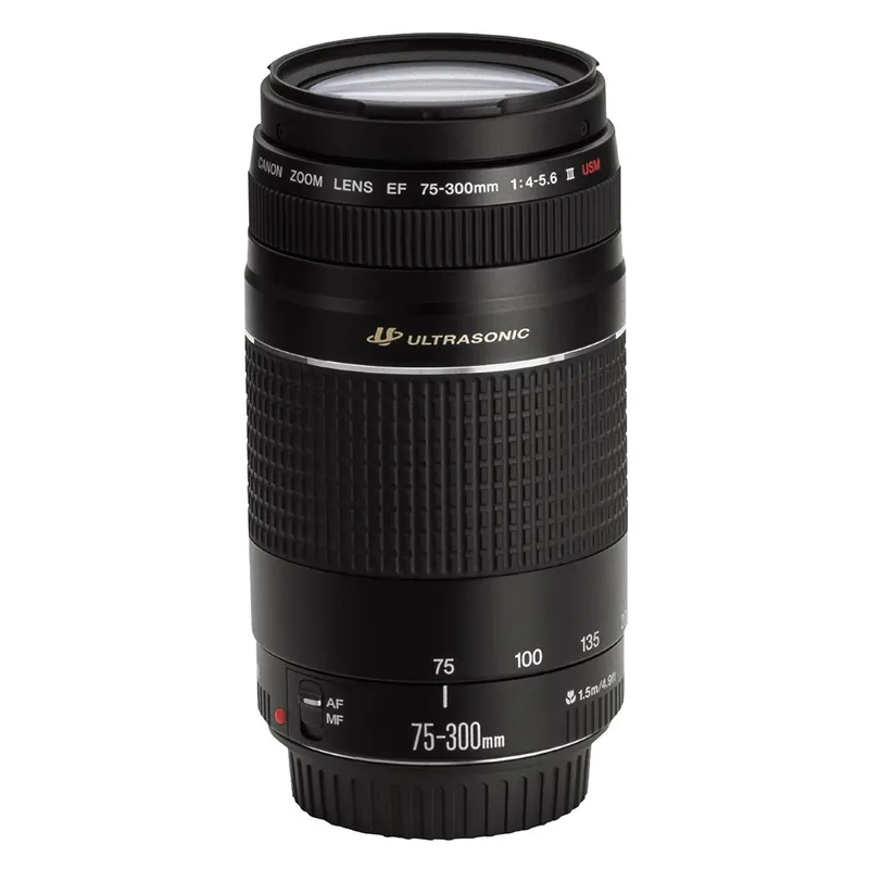 Chất Lượng Cao Gốc Gốc Thứ Hai Thương Hiệu Máy Ảnh HD Chống Rung Ống Kính Zoom EF 75-300Mm F/4-5.6 III USM