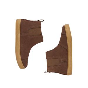 Botas <span class=keywords><strong>Chelsea</strong></span> de Cuero Marrón para Niños, Moda <span class=keywords><strong>2020</strong></span>, Botines de Otoño e Invierno para Niños - Product Image 1