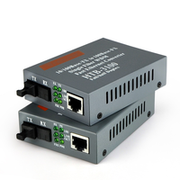Convertisseur de média fibre optique simplex 10/100M 25km Netlink AB Convertisseur Ethernet fibre optique HTB3100