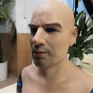 หมวกซิลิโคนสำหรับผู้ชายหล่อหน้ากากฮาโลวีน - Product Image 3