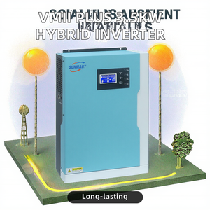 อินเวอร์เตอร์พลังงานแสงอาทิตย์แบบไฮบริด VMII PLUS 3.5KW พร้อมตัวควบคุม MPPT 24V100A รองรับแรงดันไฟฟ้าเข้า 500V PV คลื่นไซน์บริสุทธิ์เดี่ยว 5000W 24V เฟสเดียว - Product Image 2