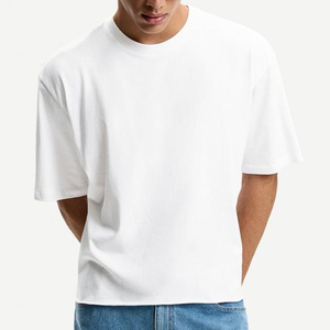 T-shirt blanc surdimensionné personnalisé à manches courtes <span class=keywords><strong>col</strong></span> <span class=keywords><strong>rond</strong></span> respirant t-shirt hommes impression numérique T-shirts - Product Image 1