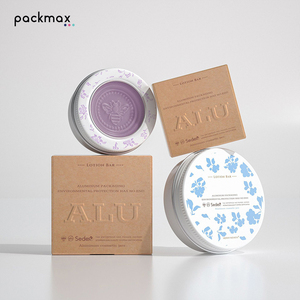 Custom Round Aluminum Soap Box for Handmade Soap Travel <b>Laundry</b> Soap - 45g Empty Tin Can <b>Storage</b> Container - Product Image 3
