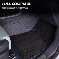 Upgrade Auto Interieur Zubehör Doppels chicht Fuß matte Samt boden Teppich Fuß matte für BYD Leopard 5 Zubehör