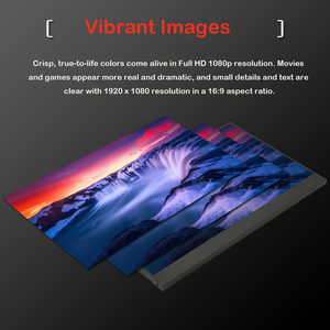 17 zoll bildschirm mit HD-MI Typ c USB port gaming Volle HD 1920*1080P Tragbare Monitor - Product Image 5