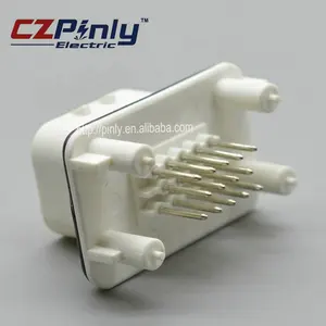 Conector de coche de 14 pines, conector blanco Tyco Amp macho ECU Pcb, 776262-2