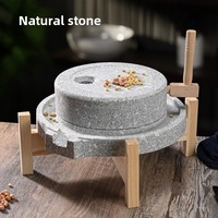 Moulin à grains manuel en pierre naturelle pour usage domestique, neuf et d'occasion, pour le broyage des grains et la transformation en poudre, 220V